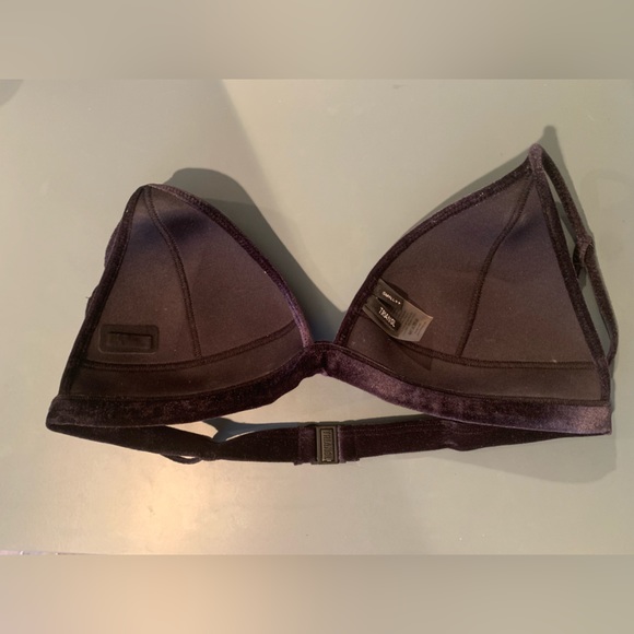Triangl bikini black velvet neoprene - Picture 6 of 7